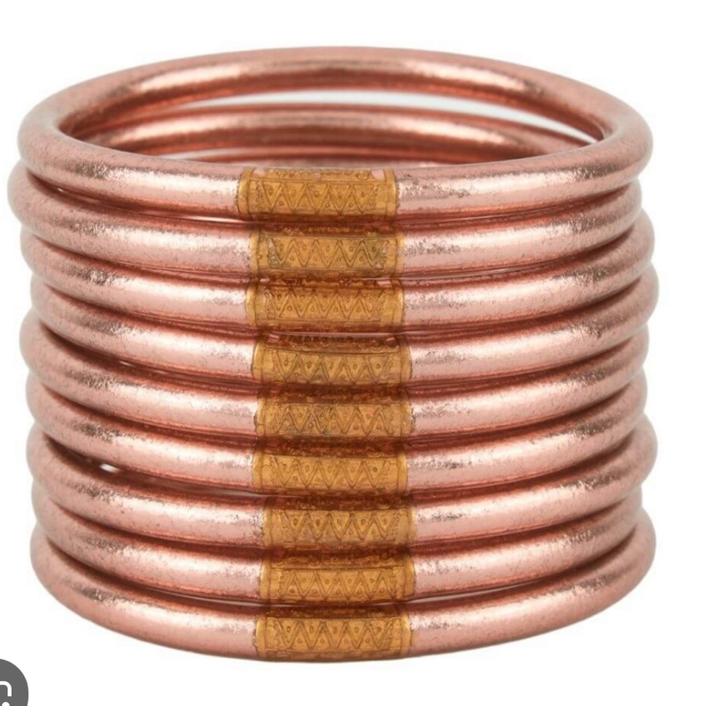 Rose gold Bangle Set